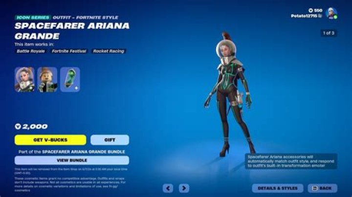 Fortnite: How to Get the Ariana Grande Skin