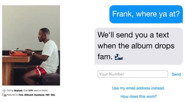 Frank Ocean Album Release Rumor Sparked by Fake Twitter Account
