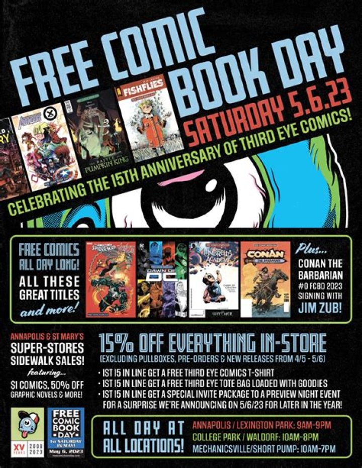 Free Comic Book Day 2016 Is Tomorrow