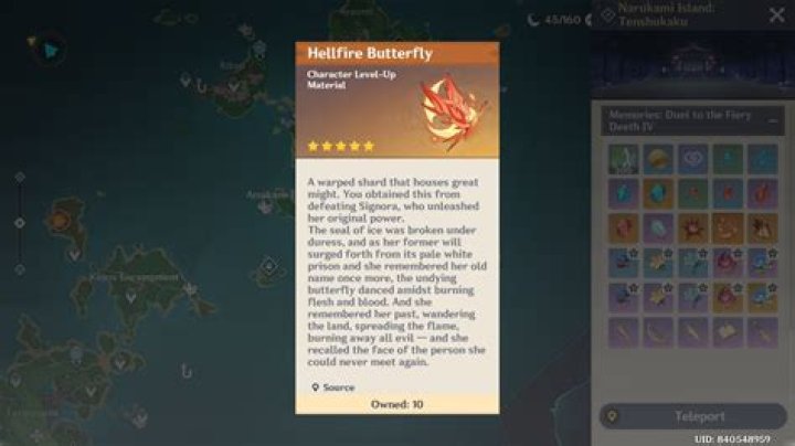 Genshin Impact: Where to get Hellfire Butterfly