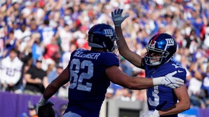 Giants TE Daniel Bellinger taken to hospital with bloody eye