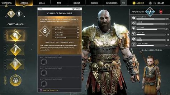 God of War (2018): How to Get the Valkyrie Armor Set