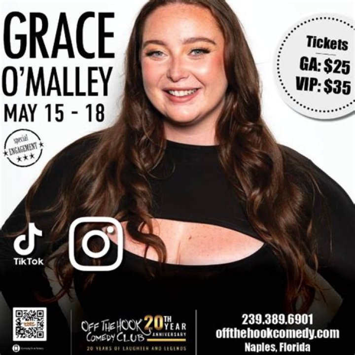 Grace O’Malley (Comedian) Wiki, Biography, Age, Boyfriends, Family, Facts, and More