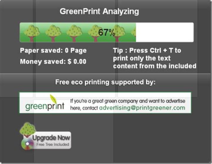 Green Computing: Save Ink & Paper with GreenPrint World Edition