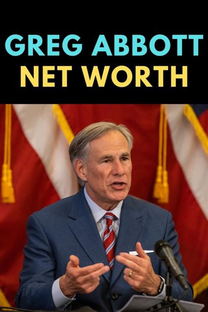 Greg Abbott Net Worth 2024