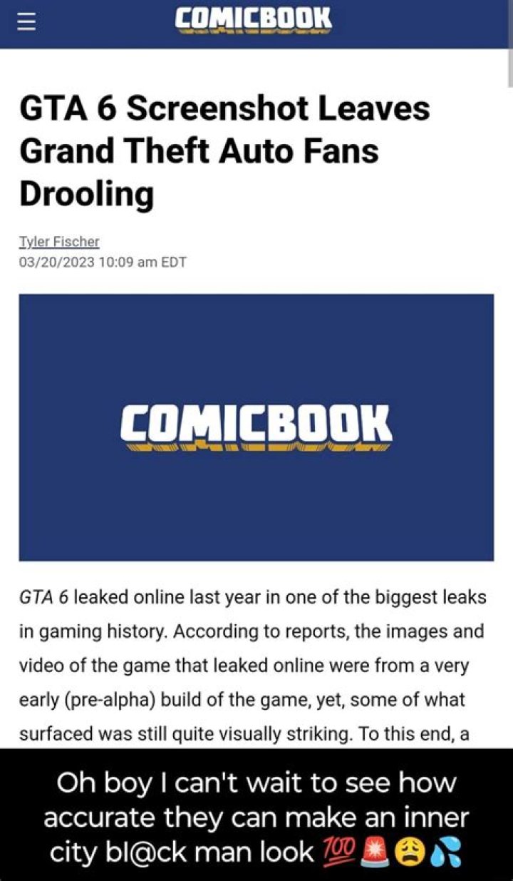 GTA 6 Screenshot Leaves Grand Theft Auto Fans Drooling