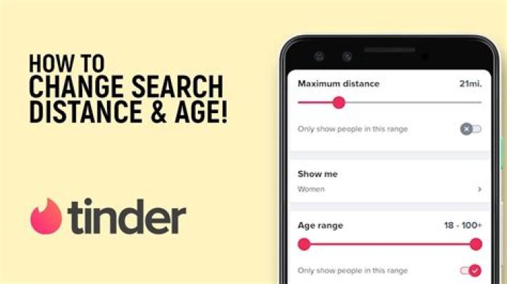 Here's What Men Set Their Age Range To On Tinder