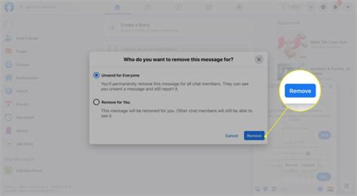 Here’s how to unsend messages on facebook messenger