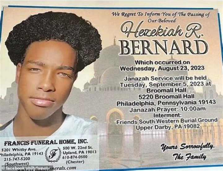 Hezekiah Bernard death: Tragic Discovery: 12-Year-old found dead in dumpster in west Philadelphia
