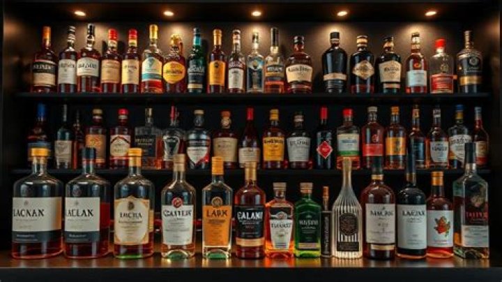 How do you arrange alcohol in a bar?