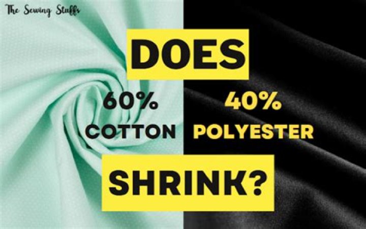 How much will 80 cotton 20 polyester shrink?