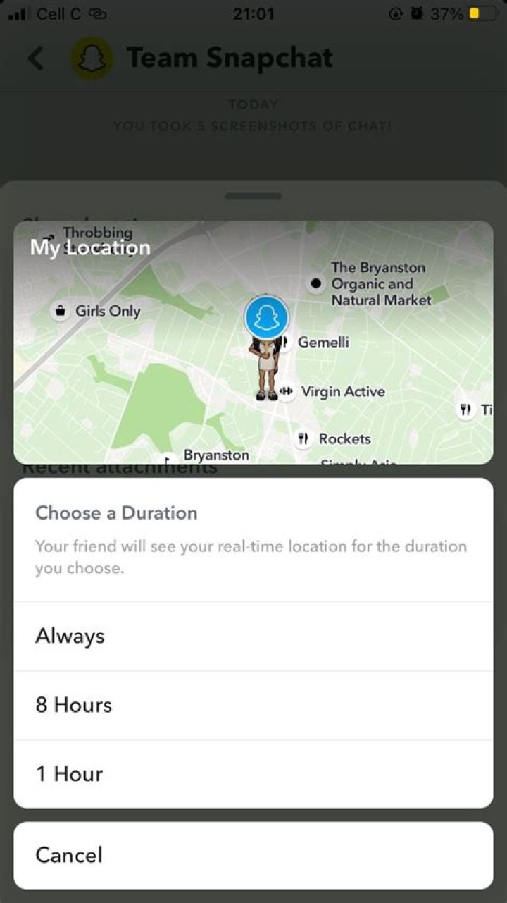 How Snapchat’s Live Location Sharing Feature Works