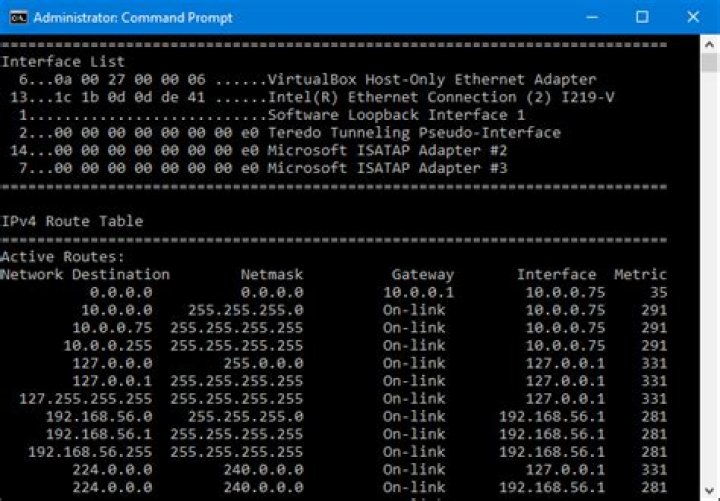 How to Add a Static TCP/IP Route to the Windows Routing Table