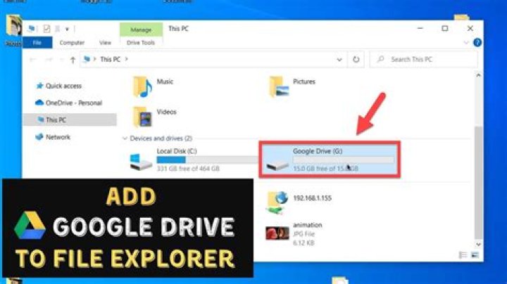 How to Add Google Drive to File Explorer