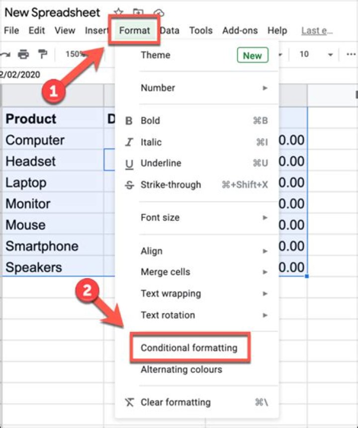 How to Alternate Row or Column Shading in Google Sheets