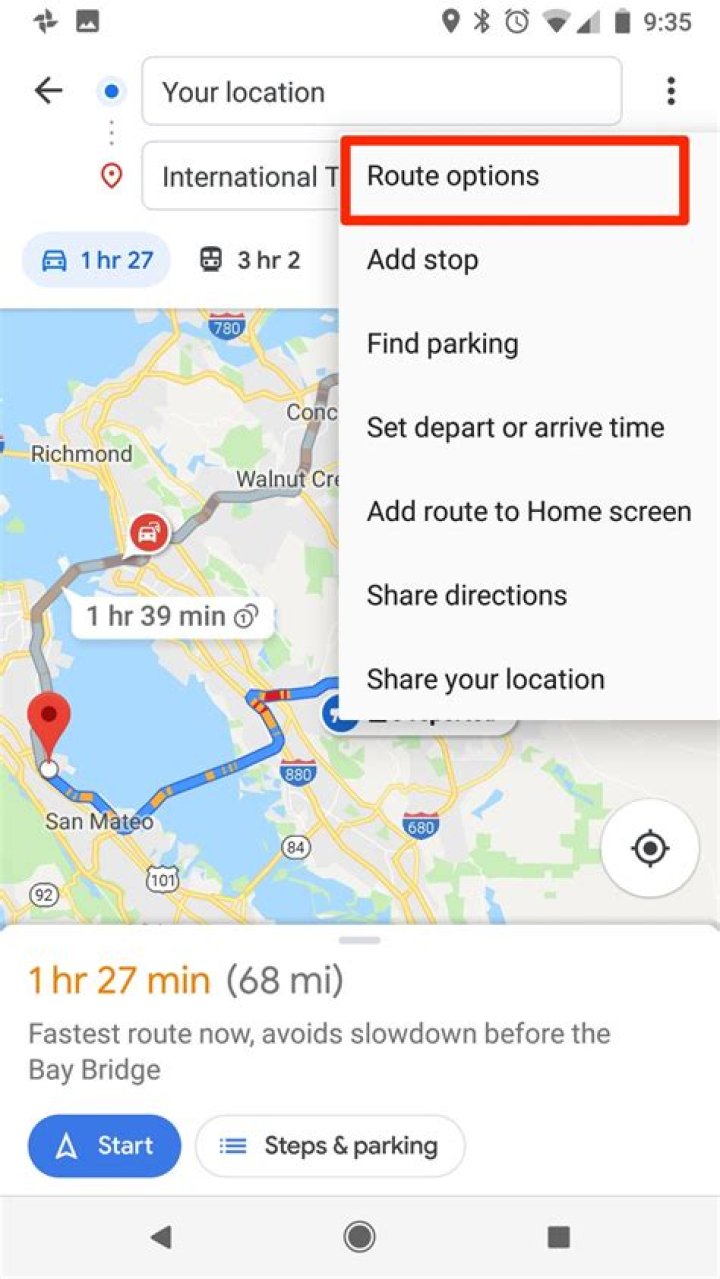 How to Avoid Toll Roads in Google Maps