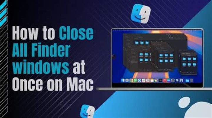 How to Close All Finder Windows at Once on Mac