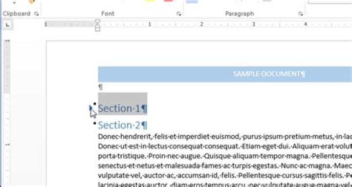 How to Collapse and Expand Parts of Your Document in Word