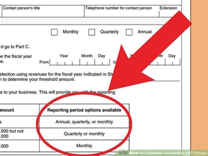 How to complete a canadian gst return