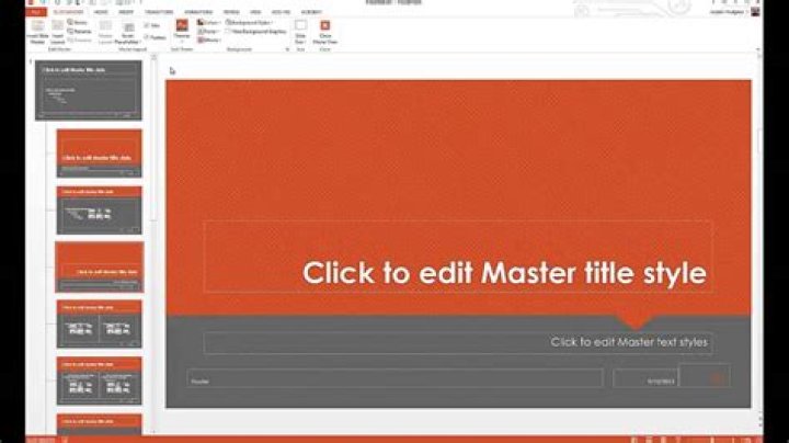 How to create a custom template in powerpoint