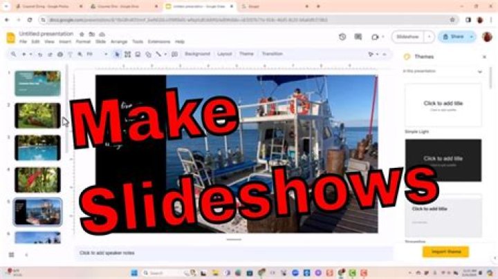 How to Create a Slideshow of Excel Images