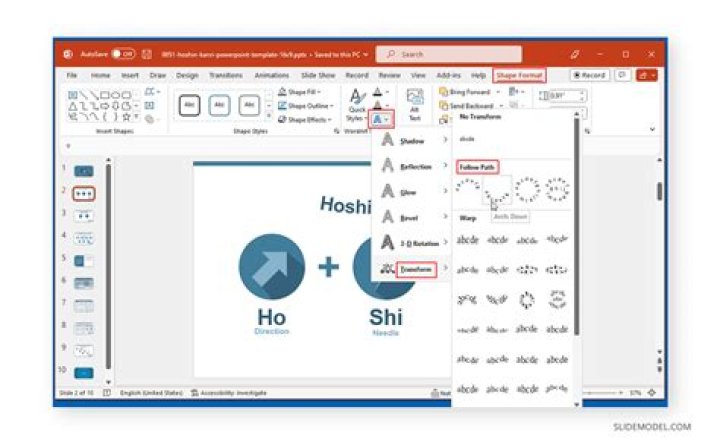 How to Curve Text in PowerPoint