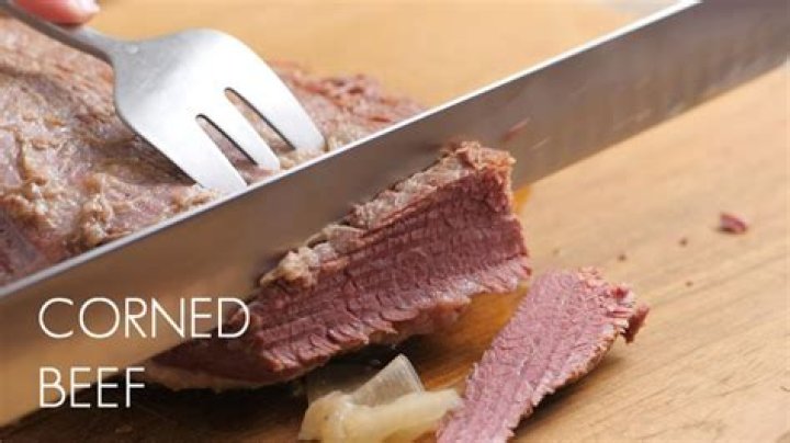 How to cut corned beef
