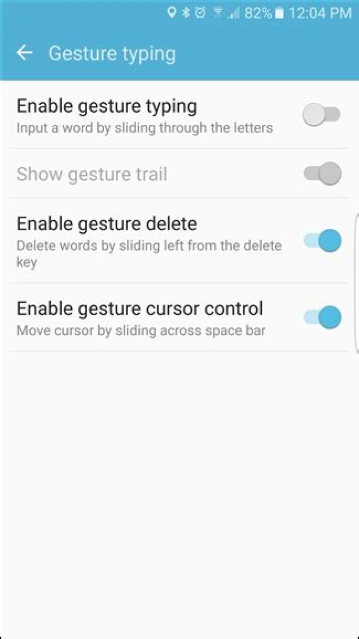 How to disable android’s swype-like gesture typing