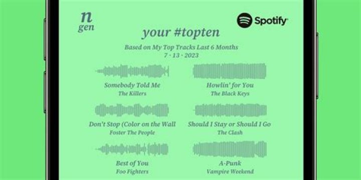 How to do N Gen's Spotify top ten and where to find the link