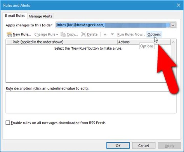 How to export and import rules in outlook