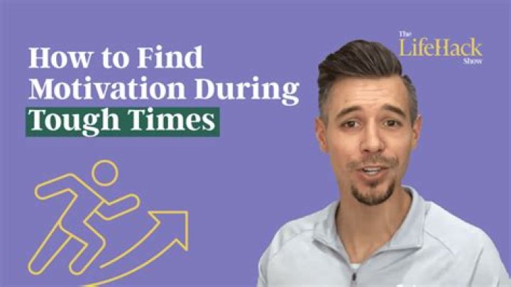 How to find motivation when tough times won’t seem to pass