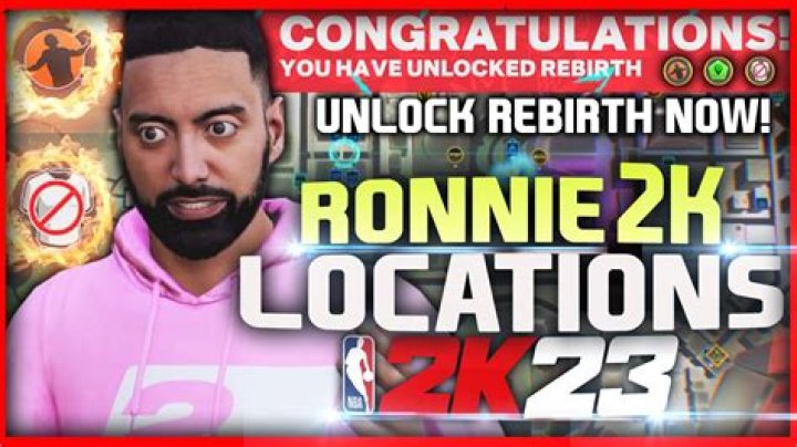 How to Find Ronnie 2K and Unlock Rebirth in NBA 2K24