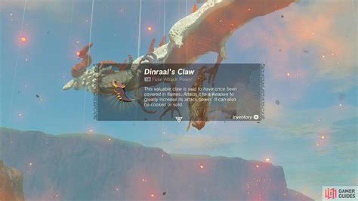 How To Get Dinraal's Claw in Zelda Tears of the Kingdom