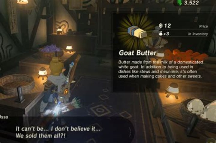 How To Get Goat Butter in Zelda Tears of the Kingdom