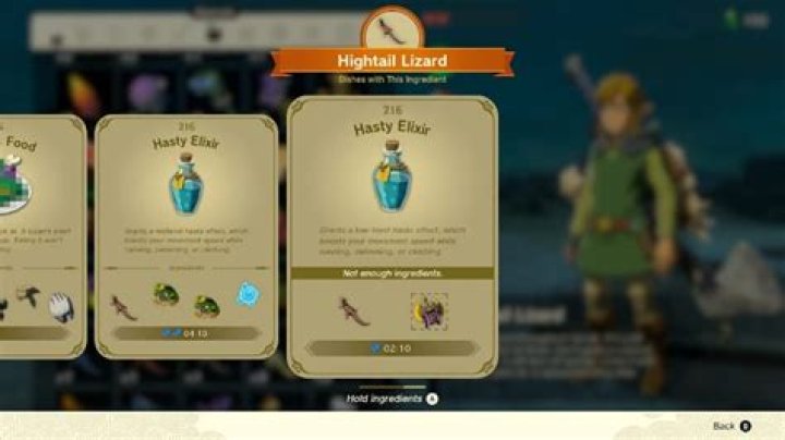How To Get Hightail Lizards in Zelda Tears of the Kingdom |