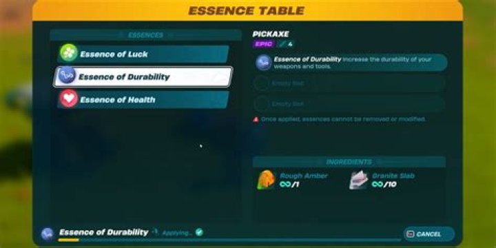 How To Get (& Use) An Essence Table in Lego Fortnite