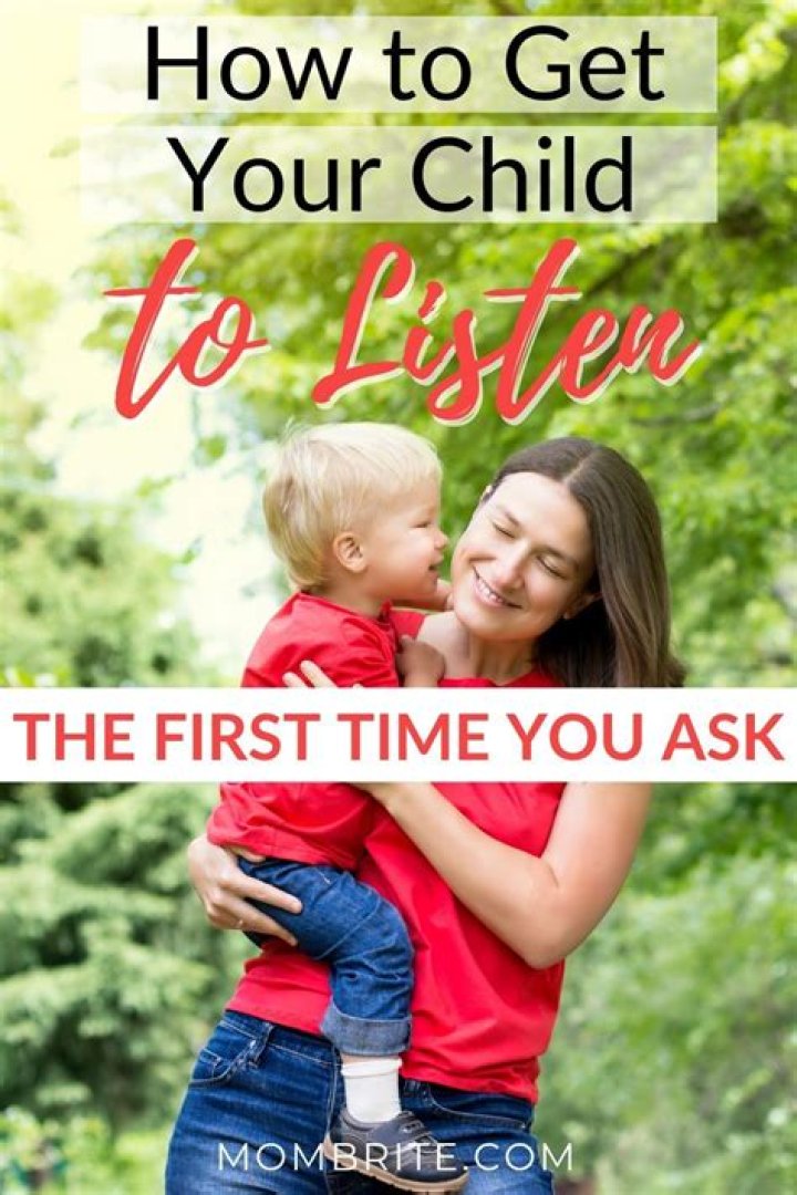 How to get your child to listen to your request