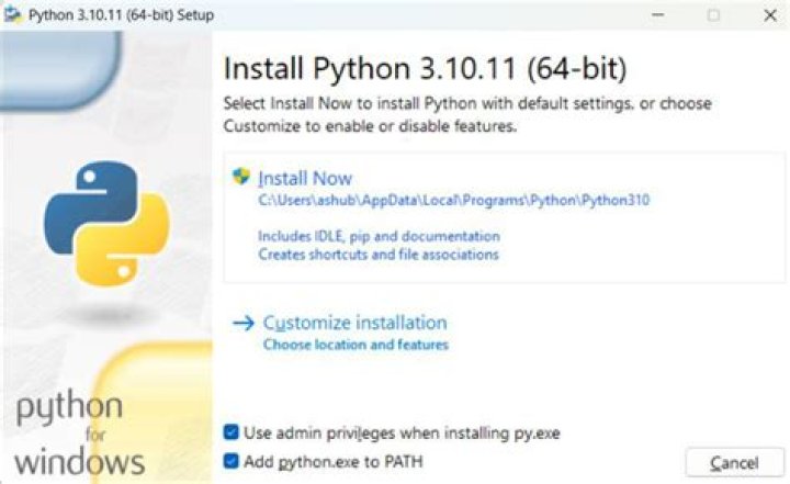 How to install python on windows