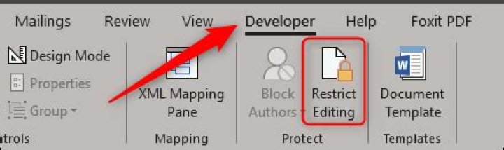 How to lock text boxes in word