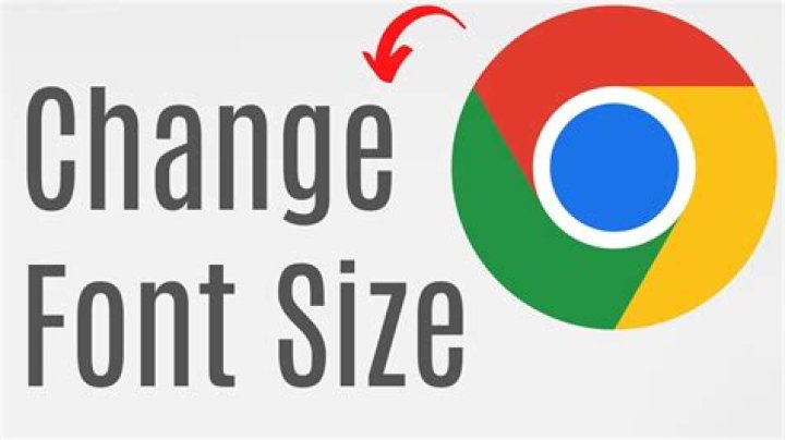How to make text bigger or smaller in google chrome