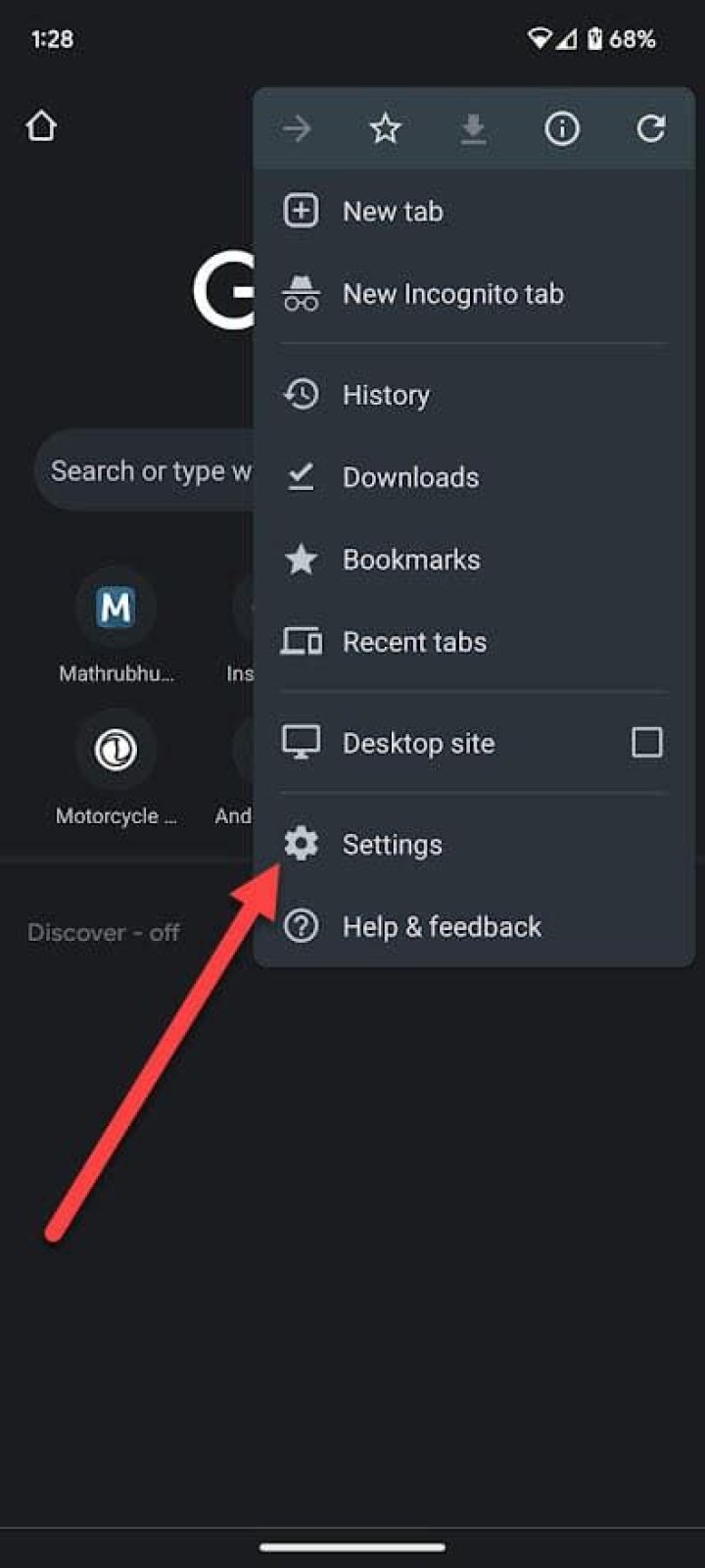 How to make website text larger on android