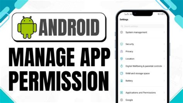 How to manage app permissions on android
