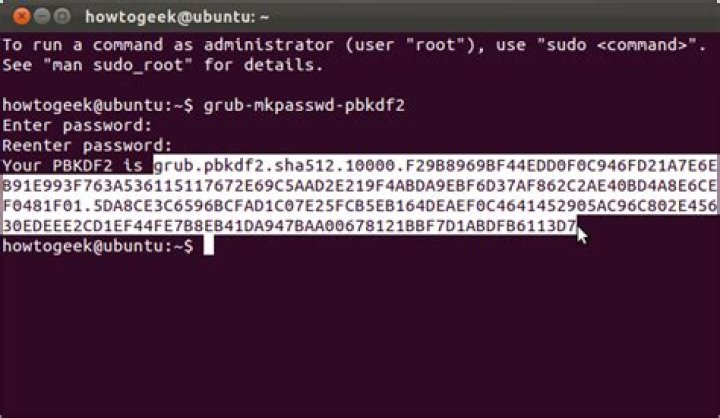 How to password protect ubuntu’s boot loader