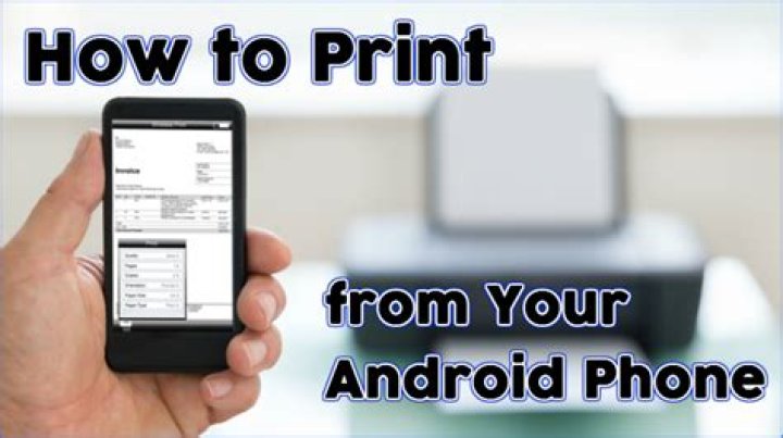 How to Print From an Android Phone
