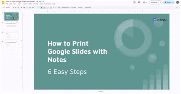 How to Print Google Slides With Notes