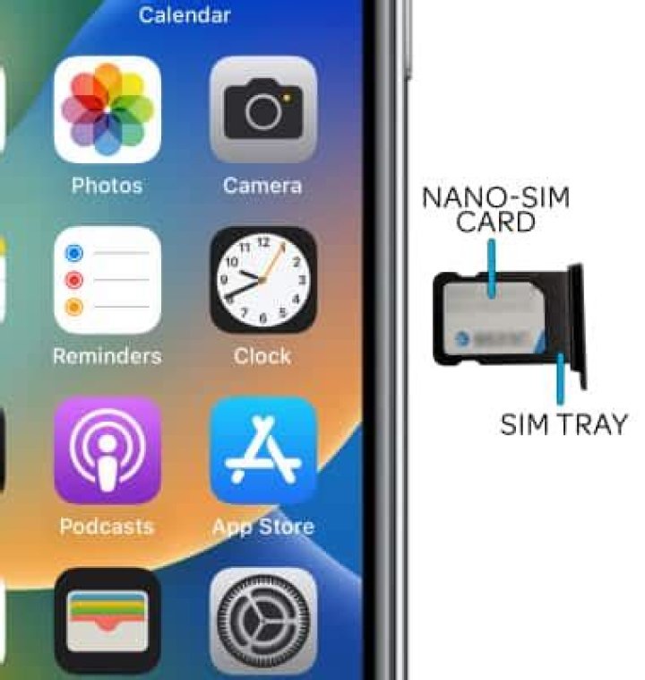 How to remove or install a sim card on an iphone