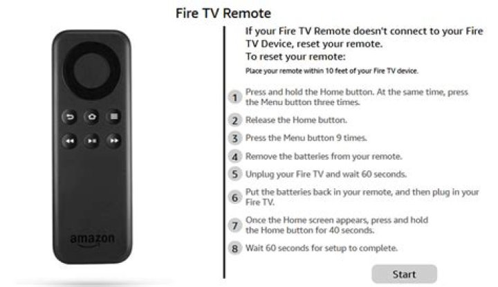 How to reset your amazon fire tv