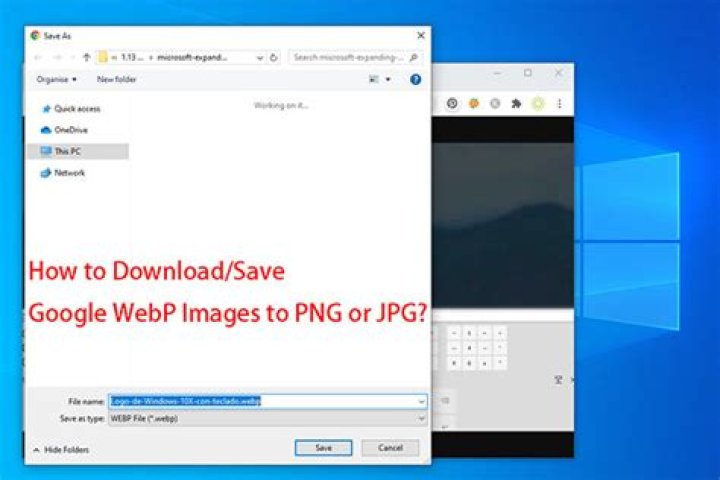 How to Save Google's WEBP Images as JPEG or PNG