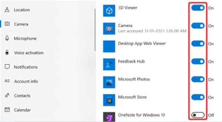 How to see which apps are using your webcam on windows 10