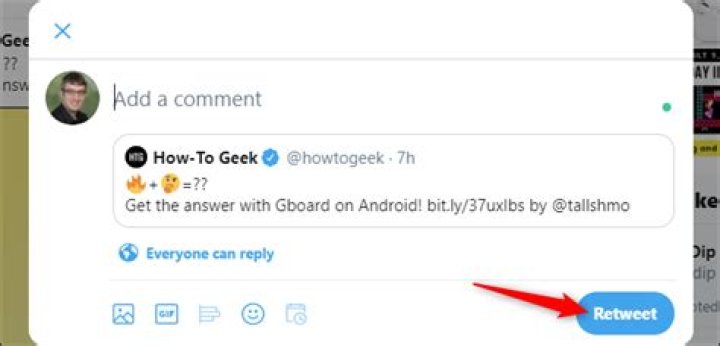 How to send a normal retweet on twitter (not a quote tweet)
